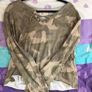 Holister camo shirt